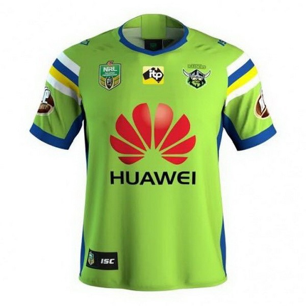 Tailandia Camiseta Canberra Raiders 1ª Kit 2018 Verde
